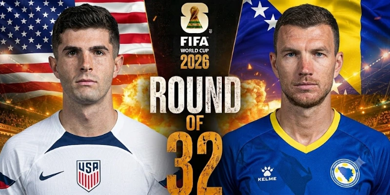 Soi Kèo Mỹ Vs Bosnia Và Herzegovina Ngày 02/07/2026 Vòng 1/16 - Vòng 32 Đội WC 2026